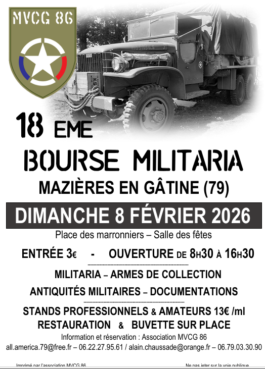 Bourse militaria MAZIERES (79)