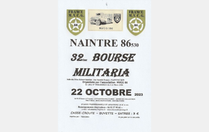 Bourse Militaria NAINTRE 2023