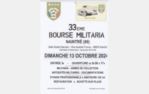 Bourse militaria Naintré 2024