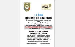 Bourse militaria MAZIERES (79)